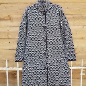 wool blend long cardigan size s/m